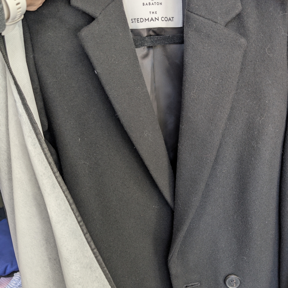 Babaton Stedman Coat in Classic Black - Picture 3 of 3